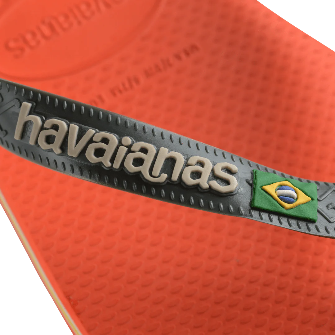 Kids' Brazil Logo Flip Flops - Image 6