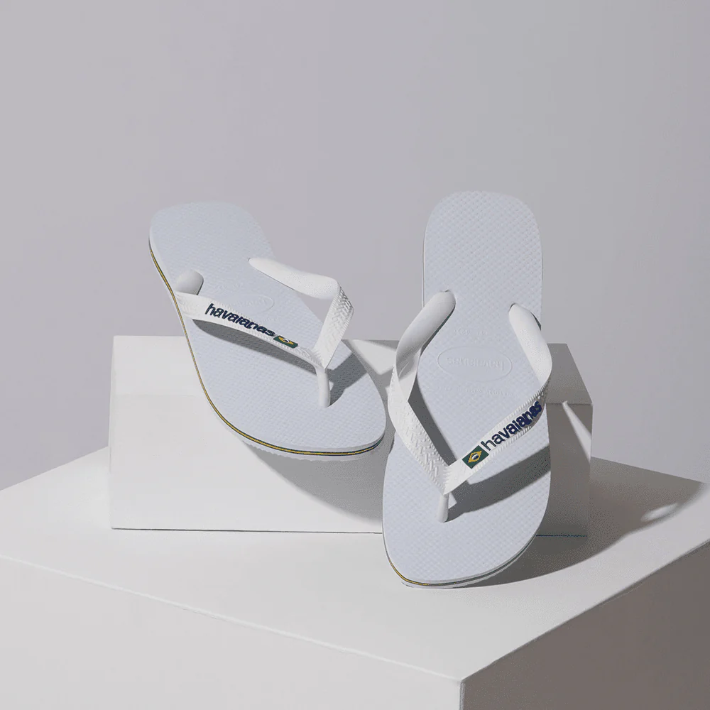 Kids' Brazil Logo Flip Flops - Image 7