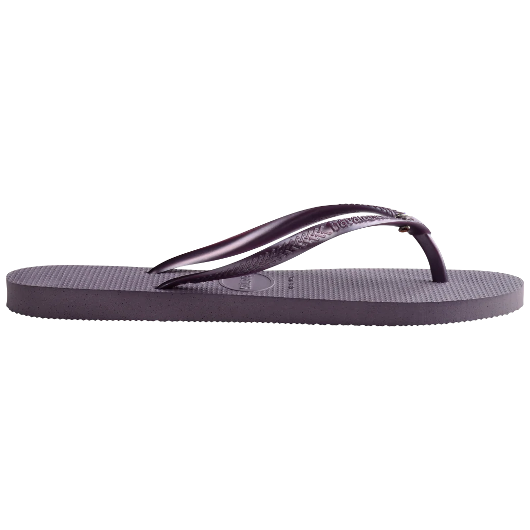 Kids' Slim Crystal Flip Flops - Image 3