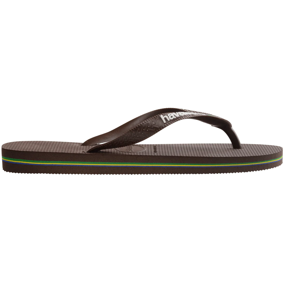 Men's Brazil Logo Flip Flops - Image 3