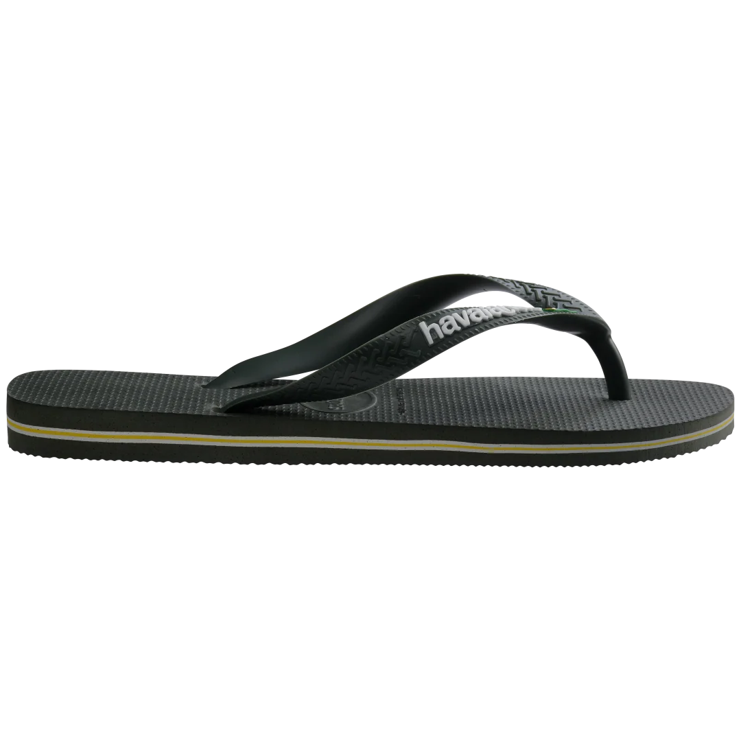 Men's Brazil Logo Flip Flops - Image 4
