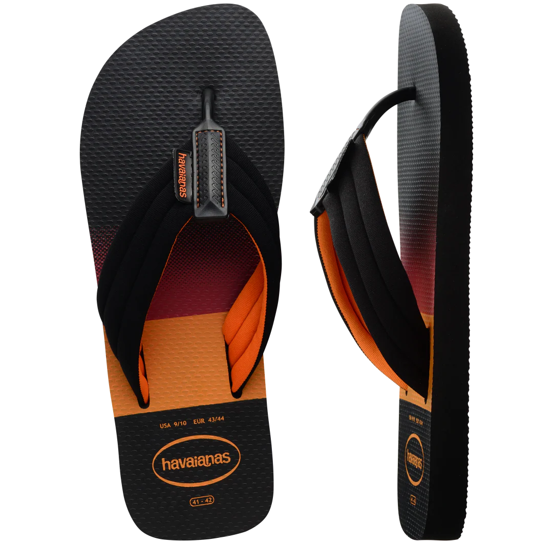 Men's Urban Print Flip Flops - Image 5