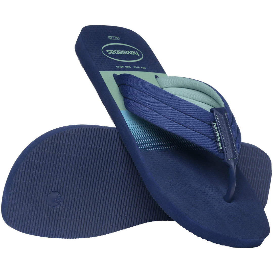 Men's Urban Print Flip Flops - Image 4