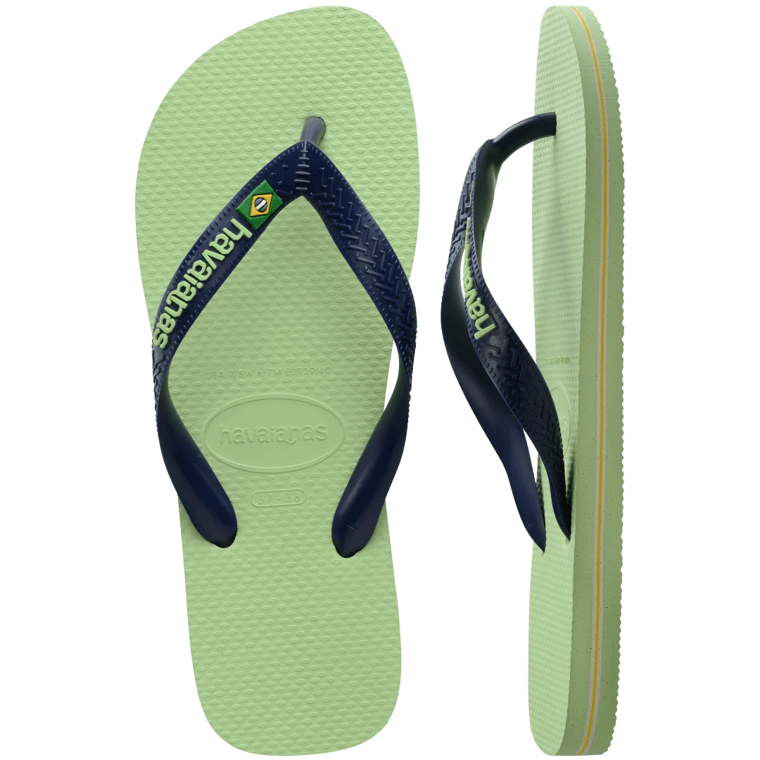 Women's Brazil Logo Flip Flops - Image 5