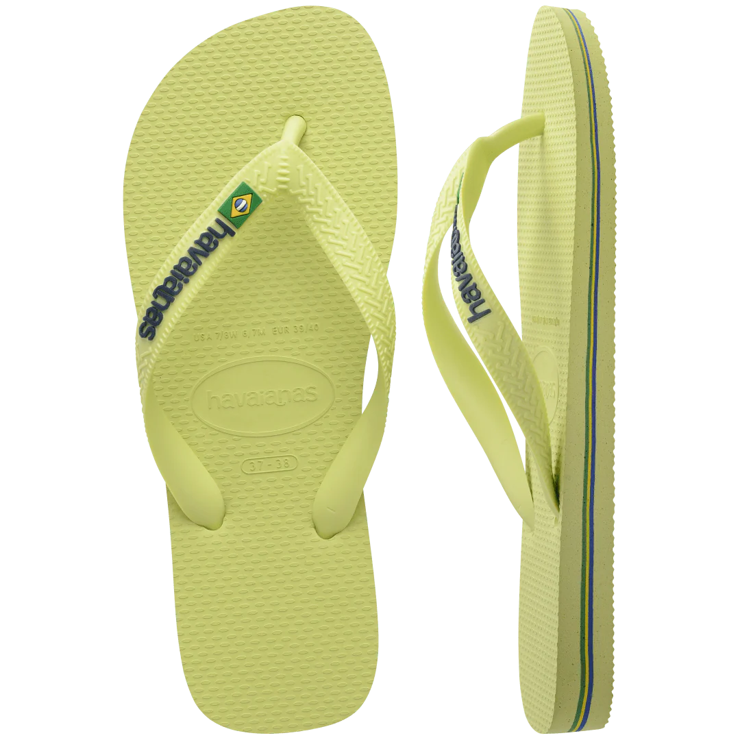 Women's Brazil Logo Flip Flops - Image 5