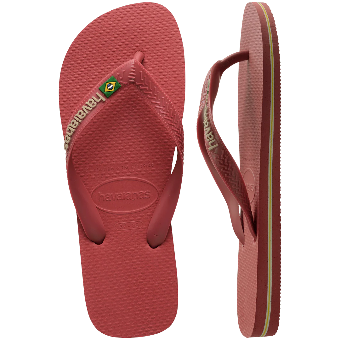 Women's Brazil Logo Flip Flops - Image 5