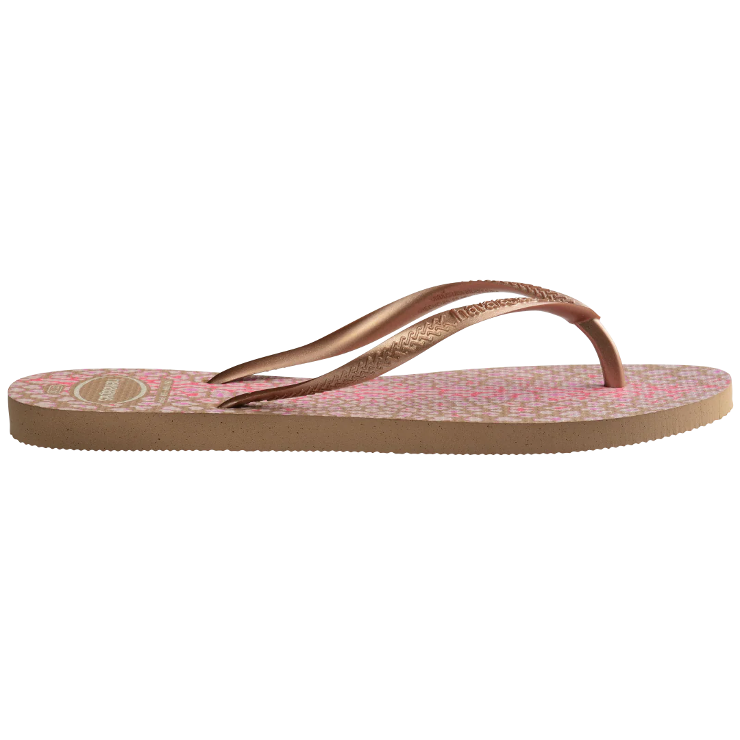 Women's Slim Animal Print Flip Flops - Image 3
